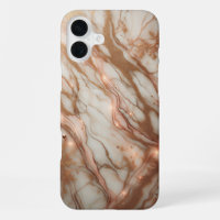 Funda de mármol de oro rosa de lujo - Piedra blanc