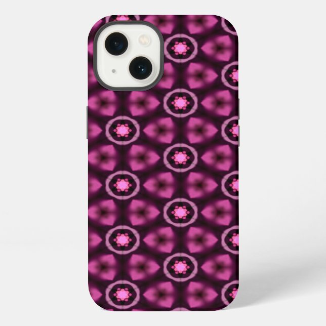 Para iPhone Funda de patrones geométricos de moras (Reverso )