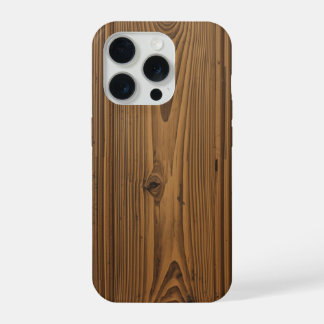 Funda de smartphone con textura de madera