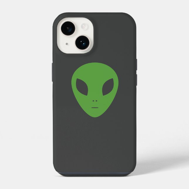 Para iPhone Funda de teléfono alienígena verde (Reverso )