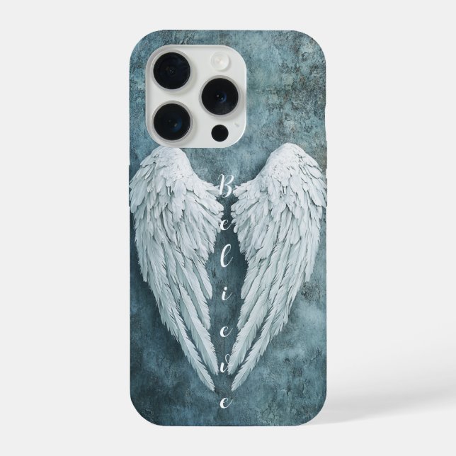 Para iPhone Funda de teléfono Angel Wing, Cree (Reverso )