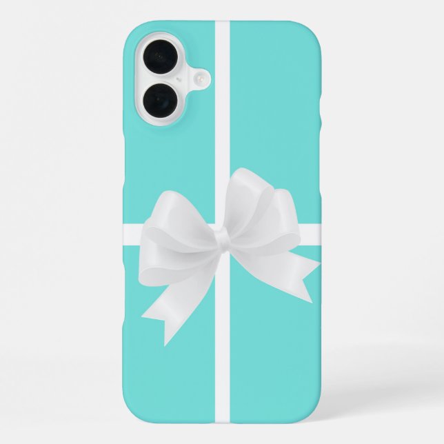 Para iPhone Funda de teléfono Blue & BOW Glamour Glam (Reverso )
