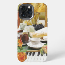 Funda de teléfono celular con teclado de piano