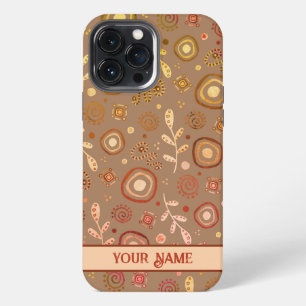 Para iPhone 13 Pro Max Funda de teléfono celular Inspirivity de hojas mod