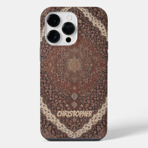Para iPhone 14 Pro Max funda de teléfono con alfombra persa
