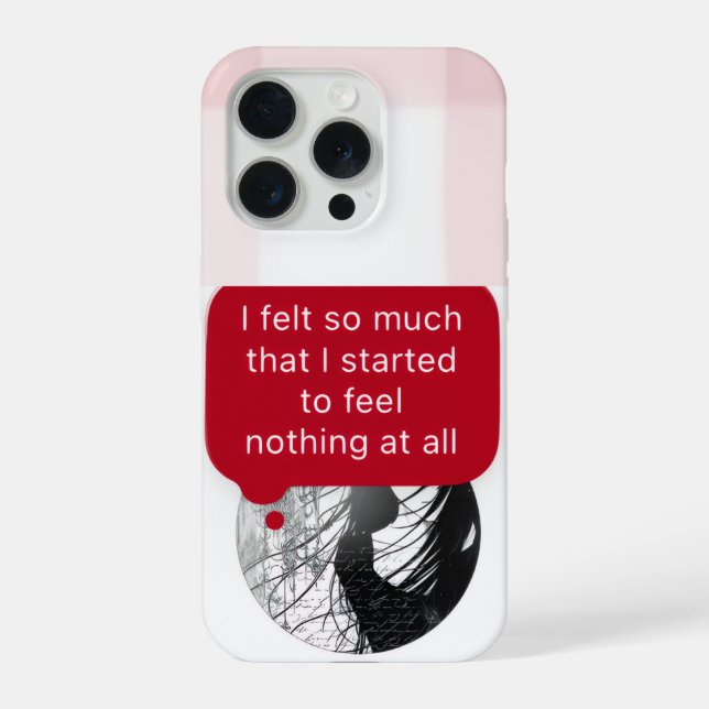 Para iPhone Funda de teléfono con cita (Reverso )