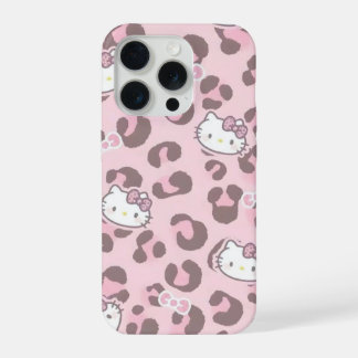Funda de teléfono con corazón de leopardo rosa | C