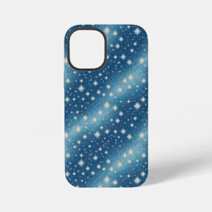 Para iPhone 12 Mini Funda de teléfono con destellos azules deslumbrant