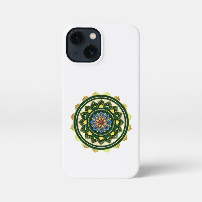 Para iPhone Funda de teléfono con diseño de mandala (Reverso )