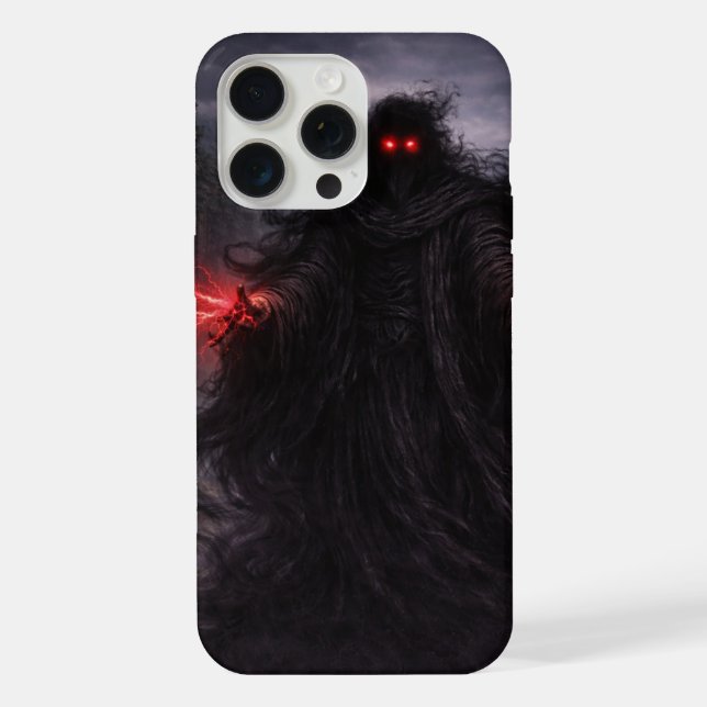 Para iPhone Funda de teléfono con emblema de dios oscuro (Reverso )