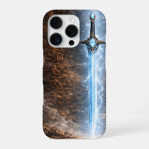 Funda de teléfono con espada iluminadora brillante