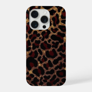 Funda de teléfono con estampado de leopardo