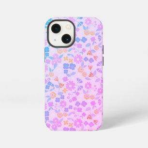 Para iPhone 13 Mini Funda de teléfono con estampado floral tonto