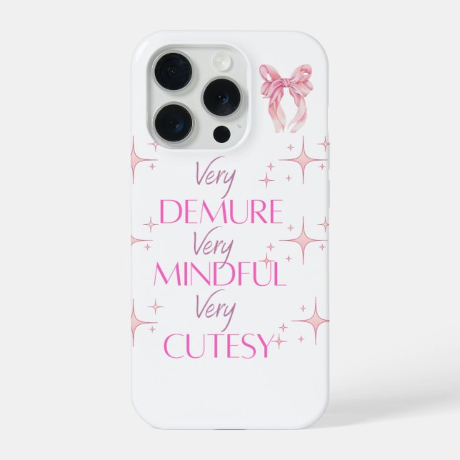 Para iPhone Funda de teléfono con estética rosa muy kawaii (Reverso )