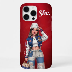Para iPhone 16 Pro Max Funda de teléfono con estilo urbano personalizado 