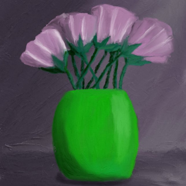 Para iPhone Funda de teléfono con flor púrpura (Subido por el creador)