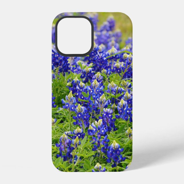Para iPhone Funda de teléfono con flores de Texas Bluebonnets (Reverso )
