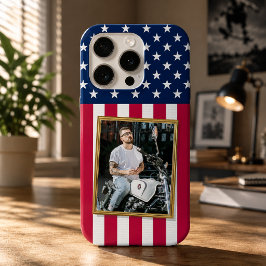 Funda de teléfono con foto personalizada, bandera
