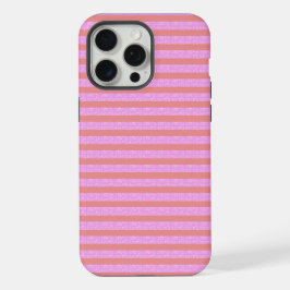 Funda de teléfono con franja rosa