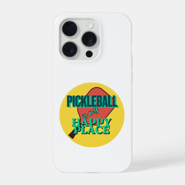 Para iPhone Funda de teléfono con humor de pickleball es mi lu (Reverso )