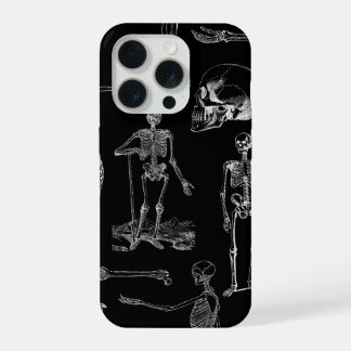 Funda de teléfono con ilustración de esqueleto vin