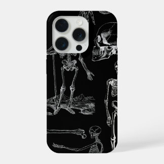 Funda de teléfono con ilustración de esqueleto vin