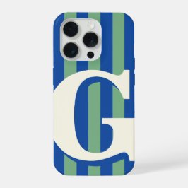Funda de teléfono con inicial personalizada en neg