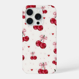 Funda de teléfono con lazo de cereza