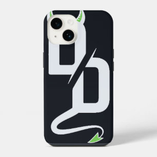 Para iPhone 14 Funda de teléfono con monograma de Devious Develop
