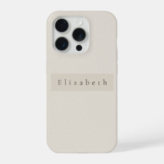 Funda de teléfono con nombre moderno