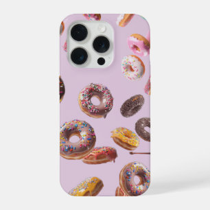 Funda de teléfono con patrón de donas dulces – De