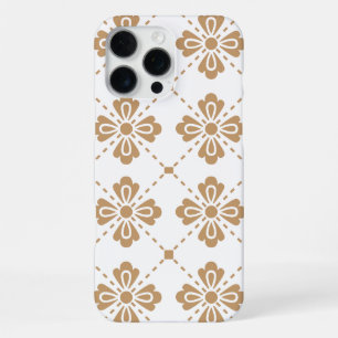 Para iPhone 16 Pro Max Funda de teléfono con patrón elegante "Flor geomét