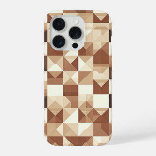 Funda de teléfono con pirámide geométrica 3D moder