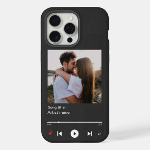 Funda de teléfono con placa de música personalizad