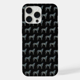 Funda de teléfono con silueta de perro Boxer en cu