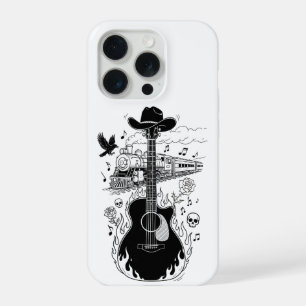 Funda de teléfono con tema de Johnny Cash