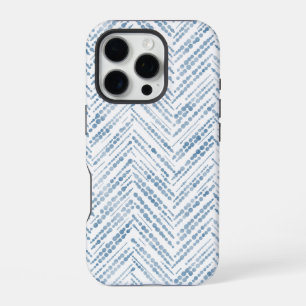 Para iPhone 16 Pro Funda de teléfono costera con flechas de chevron b