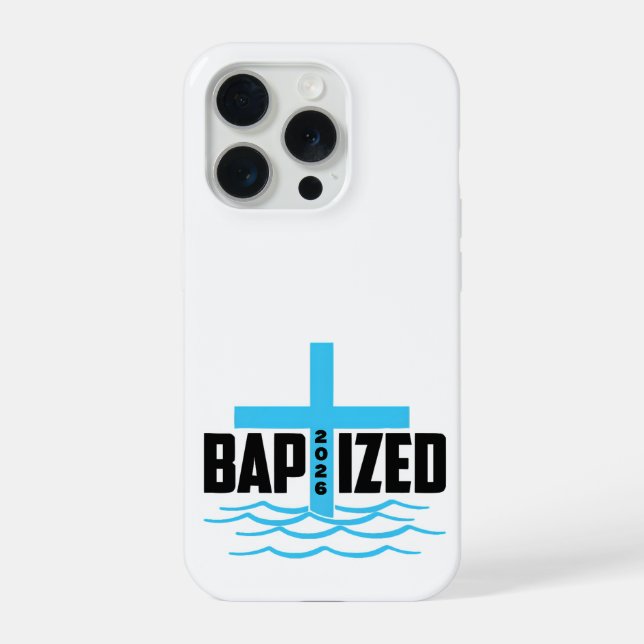 Para iPhone Funda de teléfono cristiana Bautizado 2026 (Reverso )