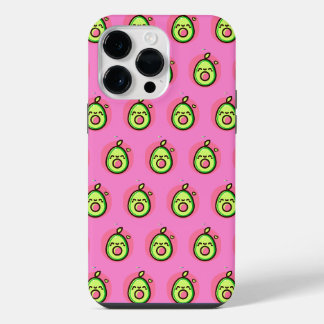 Para iPhone 14 Pro Max Funda de teléfono de aguacate esquizofrénico