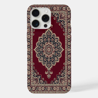 Funda de teléfono de alfombra persa roja clásica –