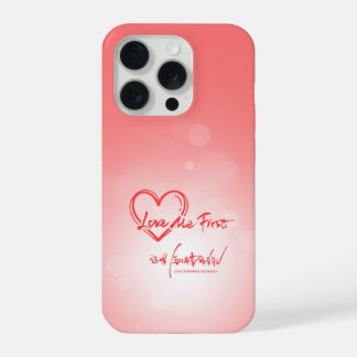Funda de teléfono de amor propio rosa Love Me Firs