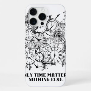 Para iPhone 16 Pro Max Funda de teléfono de arte de reloj vintage - Diseñ