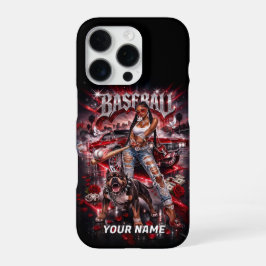 Para iPhone 16 Pro Funda de teléfono de béisbol personalizada