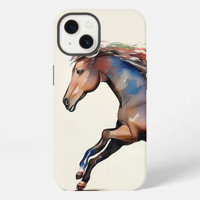 Para iPhone Funda de teléfono de caballo (Reverso )