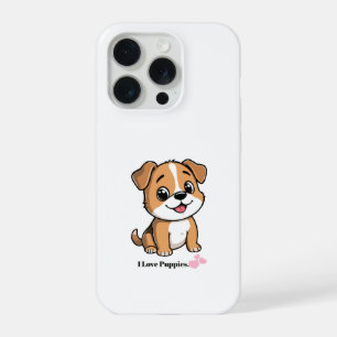 Funda de teléfono de cachorro de dibujos animados 