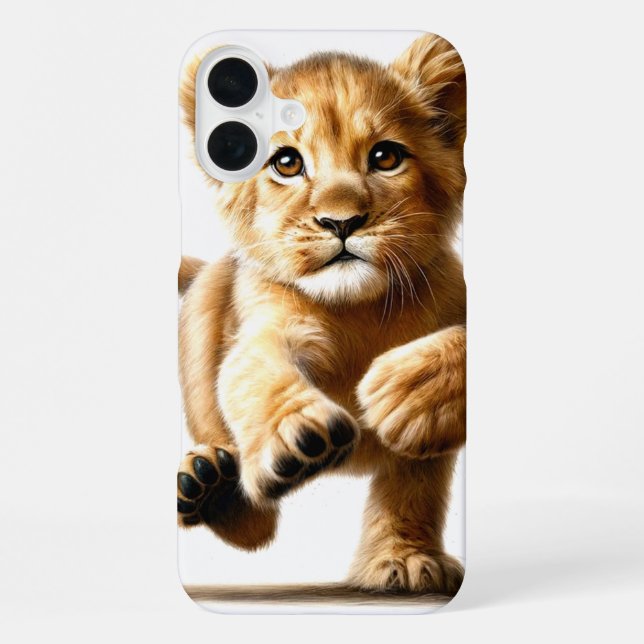 Para iPhone Funda de teléfono de cachorro de león (Reverso )