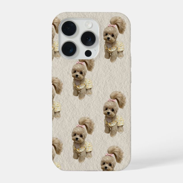 Para iPhone Funda de teléfono de cachorro lindo (Reverso )