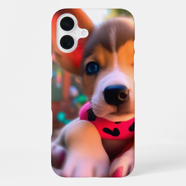 Para iPhone Funda de teléfono de cachorro lindo (Reverso )