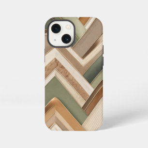 Para iPhone 13 Mini Funda de teléfono de capas de Chevron neutrales