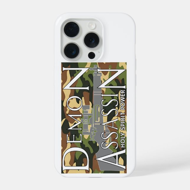 Para iPhone Funda de teléfono de Christian Asesino Demonio (Reverso )